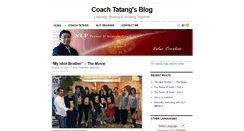 Desktop Screenshot of coachtatang.com